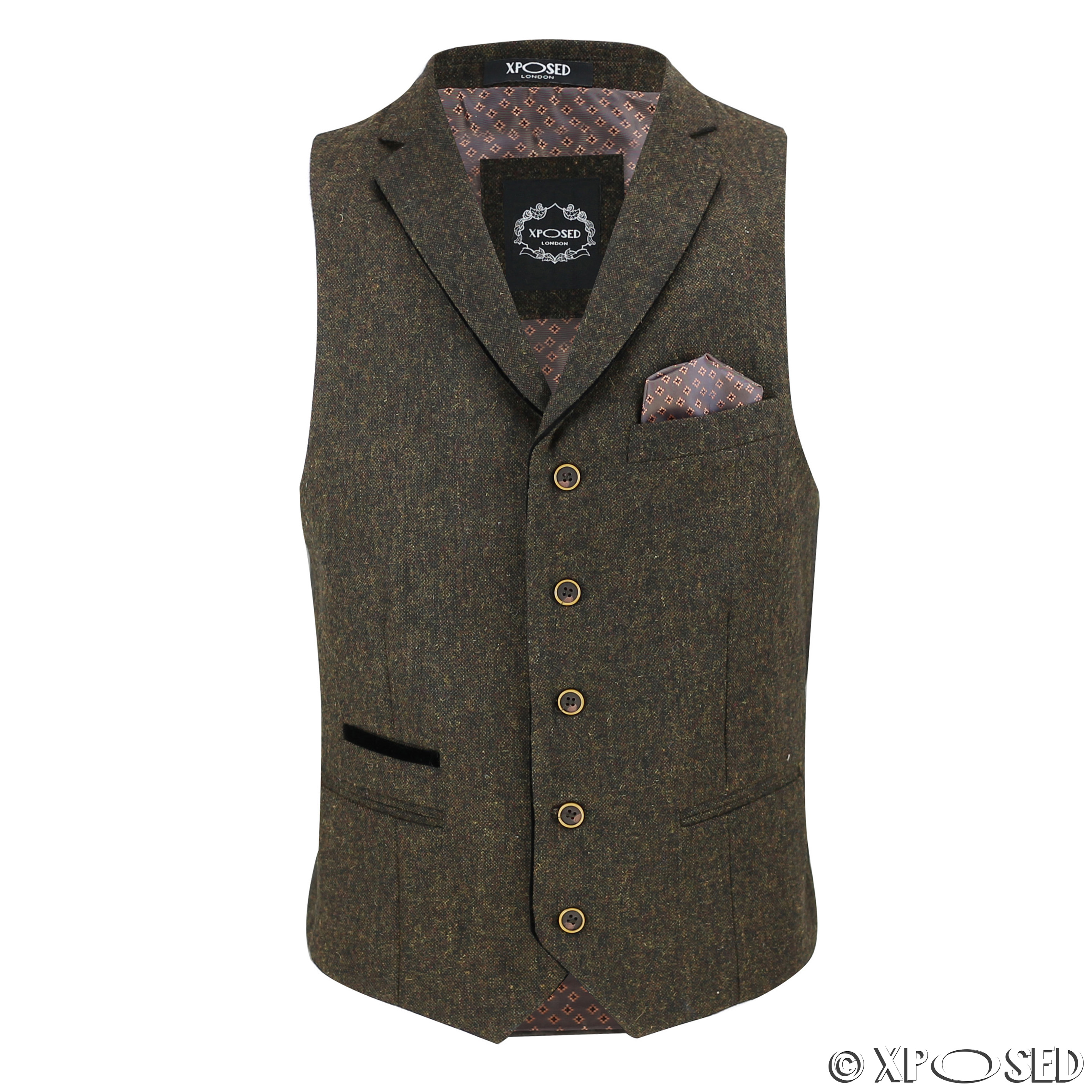 Men's waistcoat sale with collar